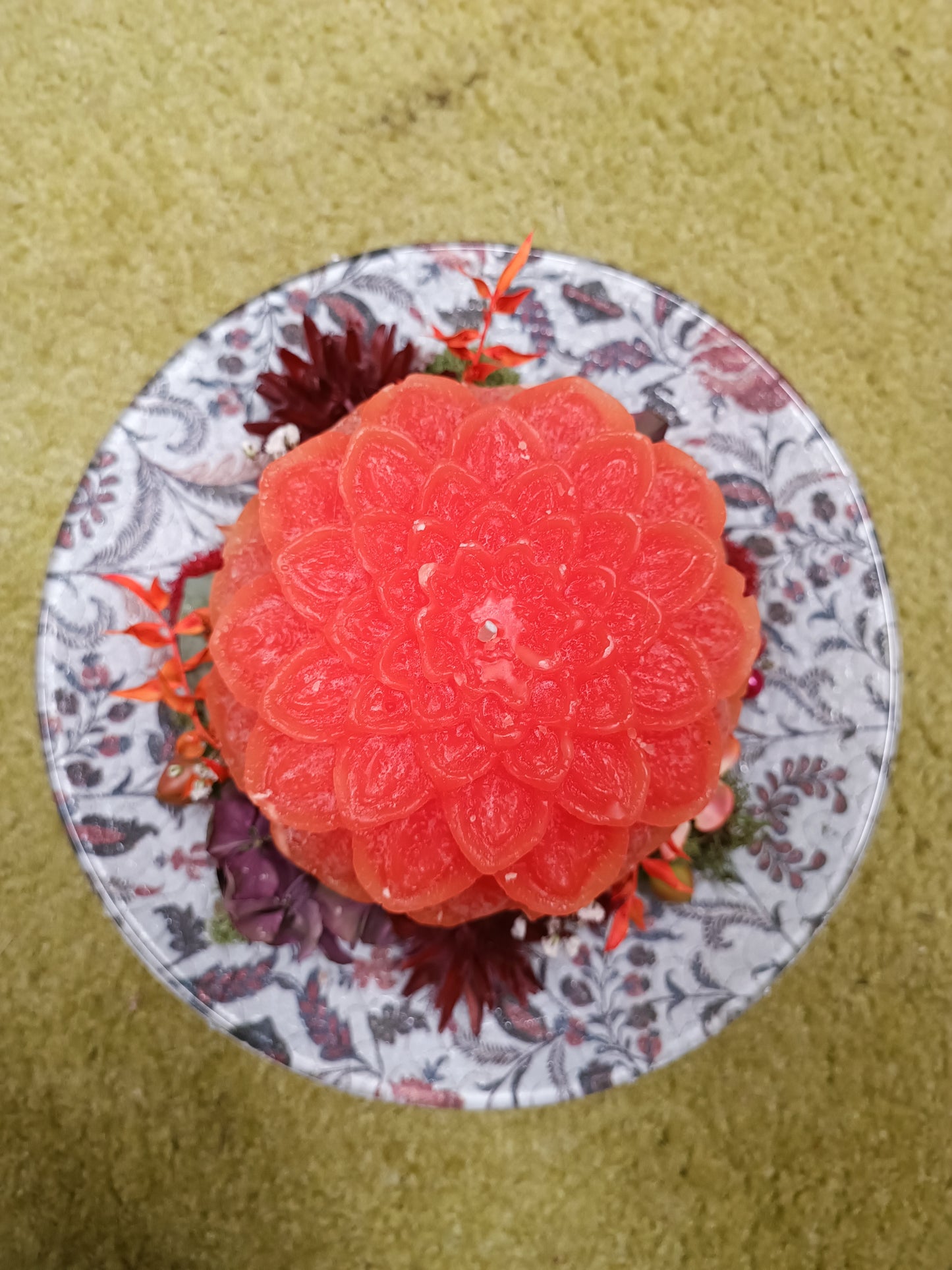 Decorazione con candela