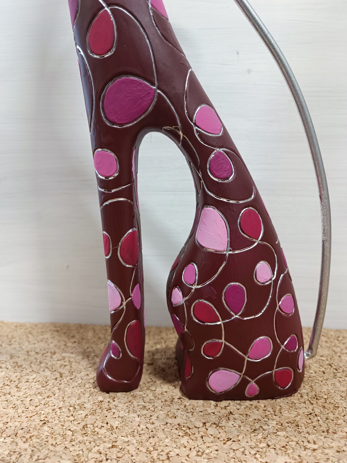 Gatto decorativo pitturato a mano COD: 052