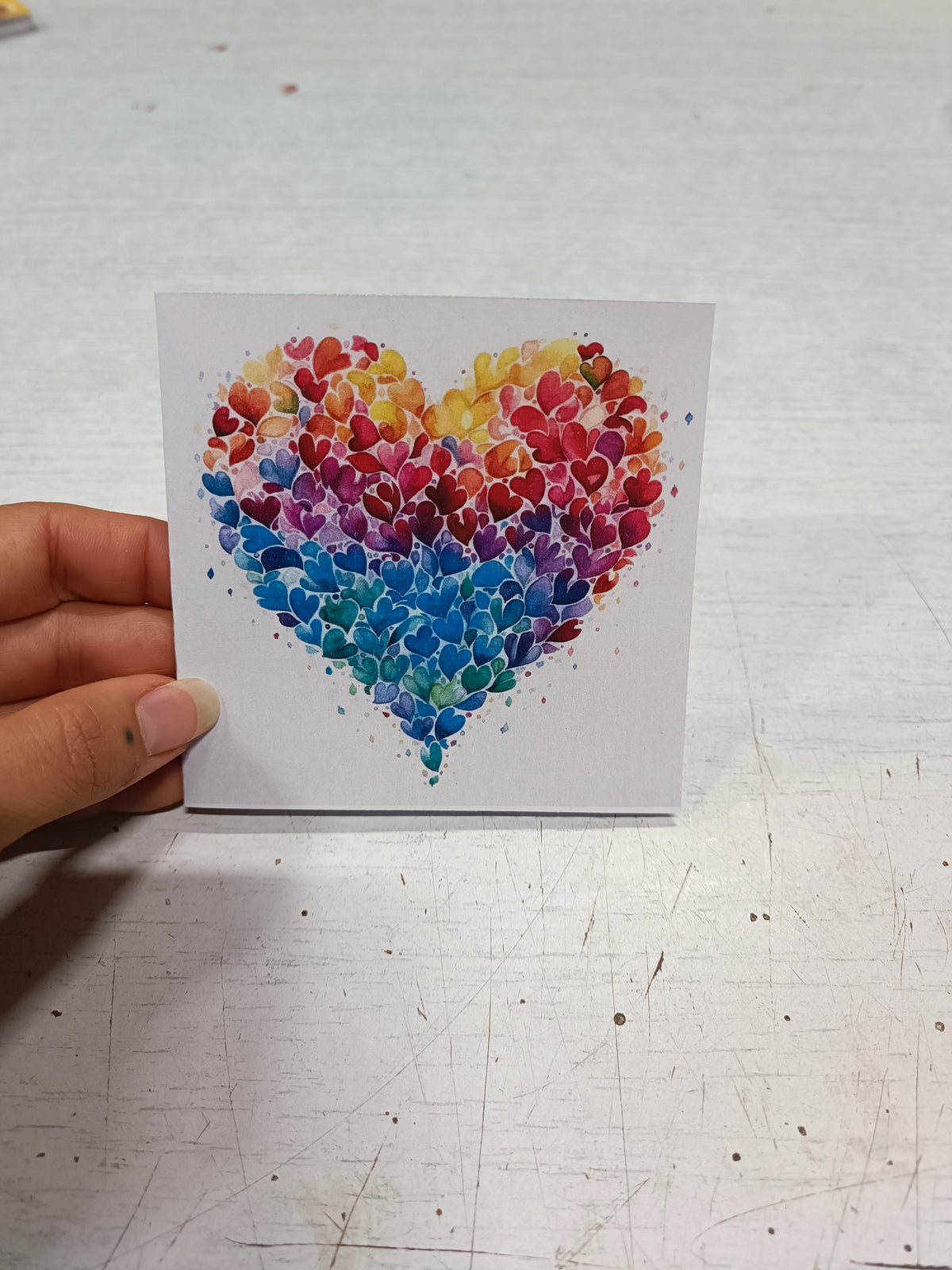 Cartolina 'Cuore' β€οΈπ§‘ππππ©΅