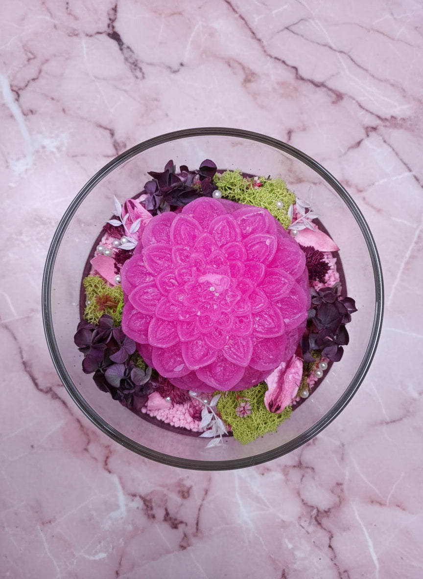 Decorazione con candela