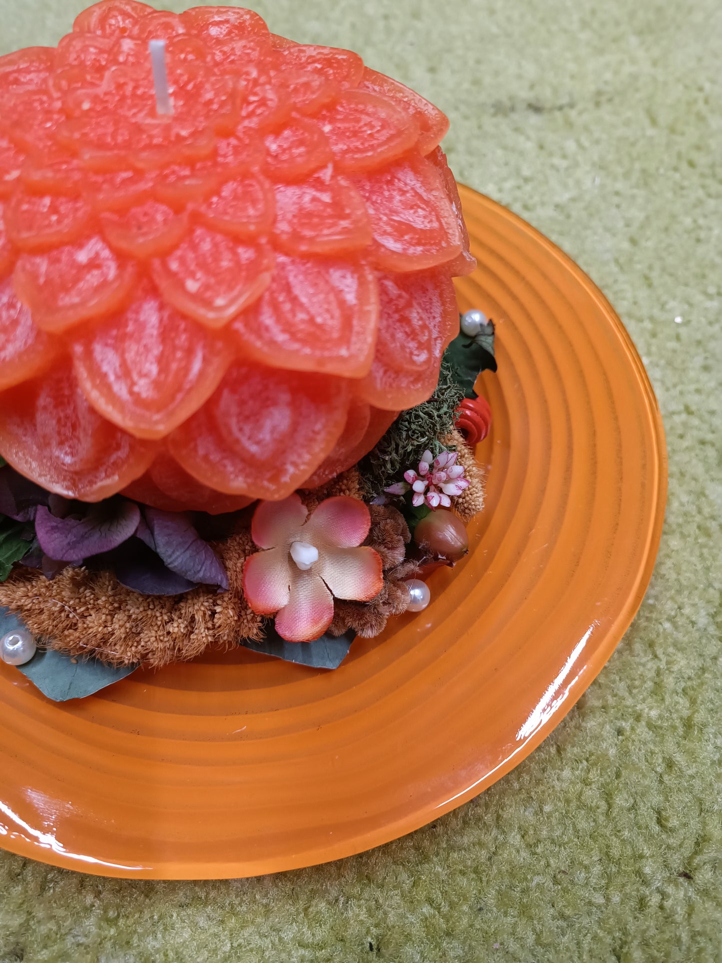 Decorazione con candela