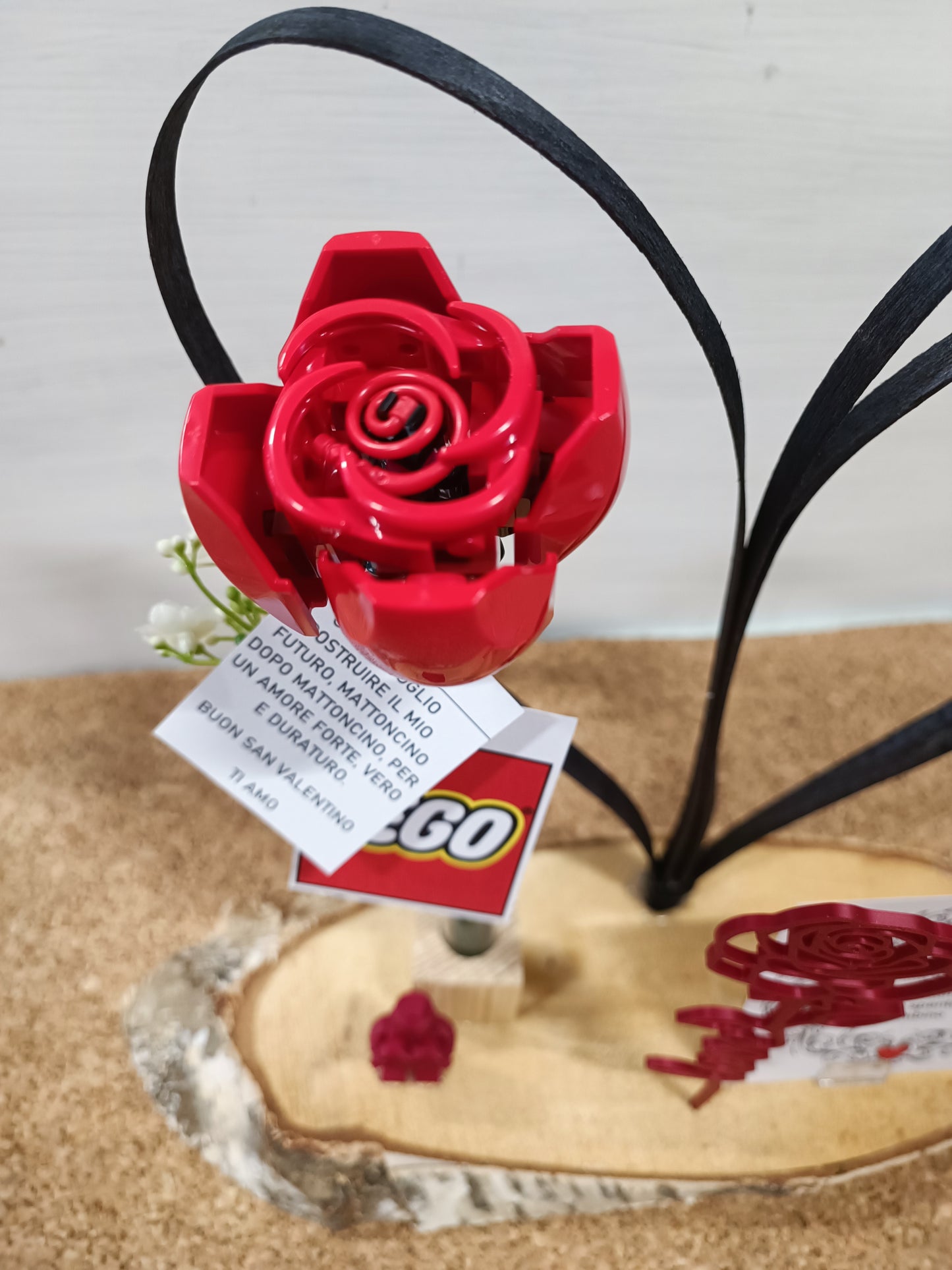 Composizione con rosa di LEGO COD: 015