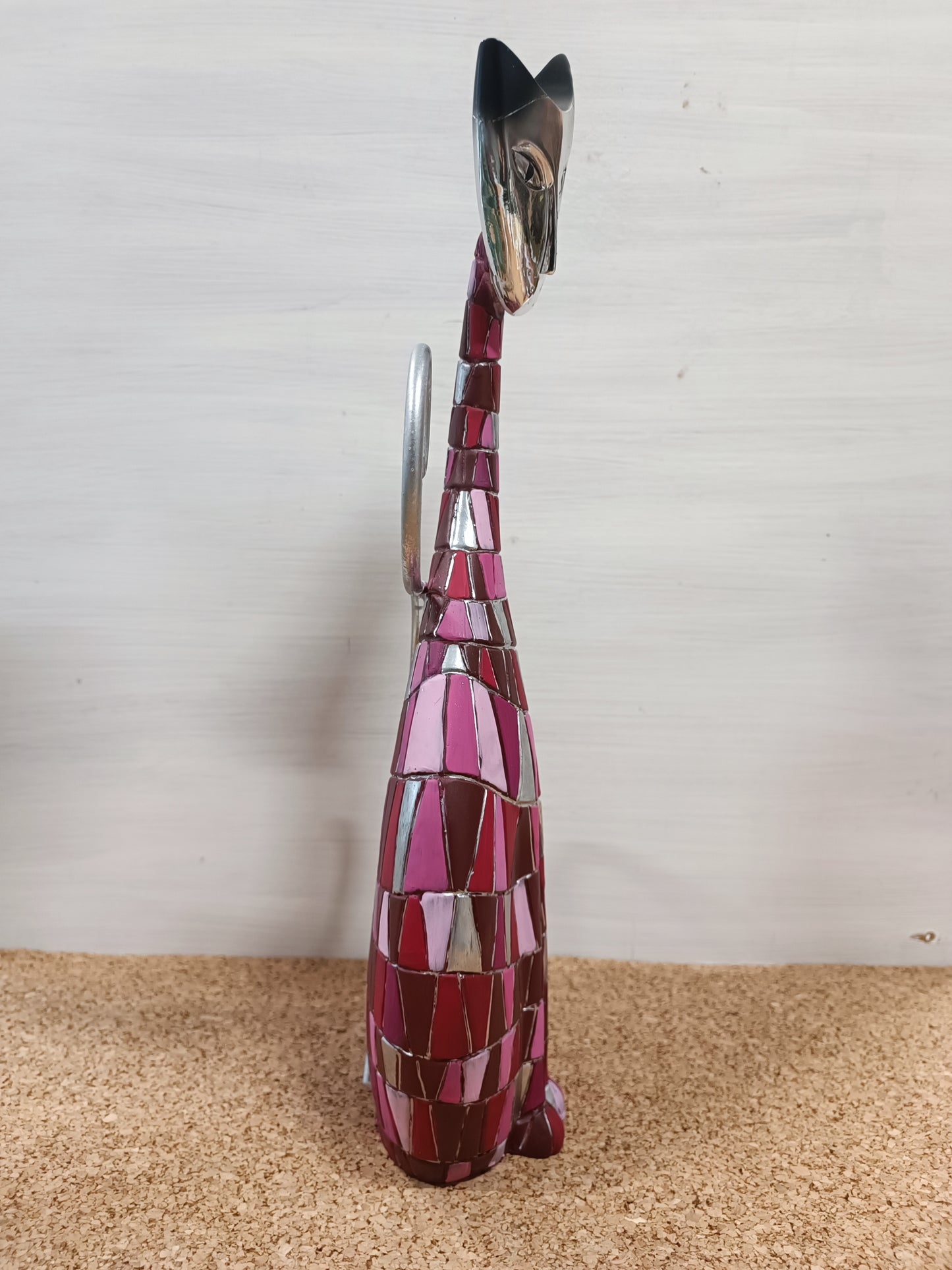 Gatto decorativo pitturato a mano COD: 050