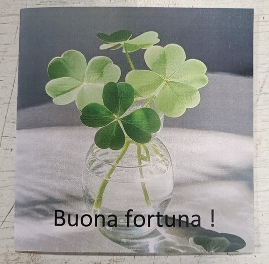 Cartolina Buona fortuna 🍀