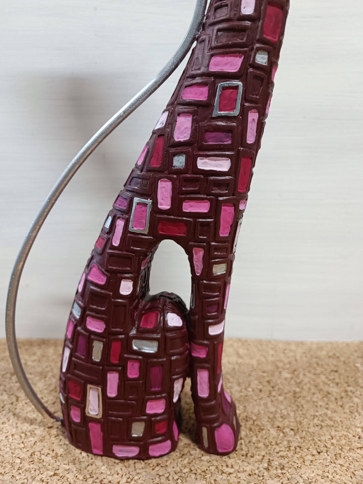 Gatto decorativo pitturato a mano COD: 051