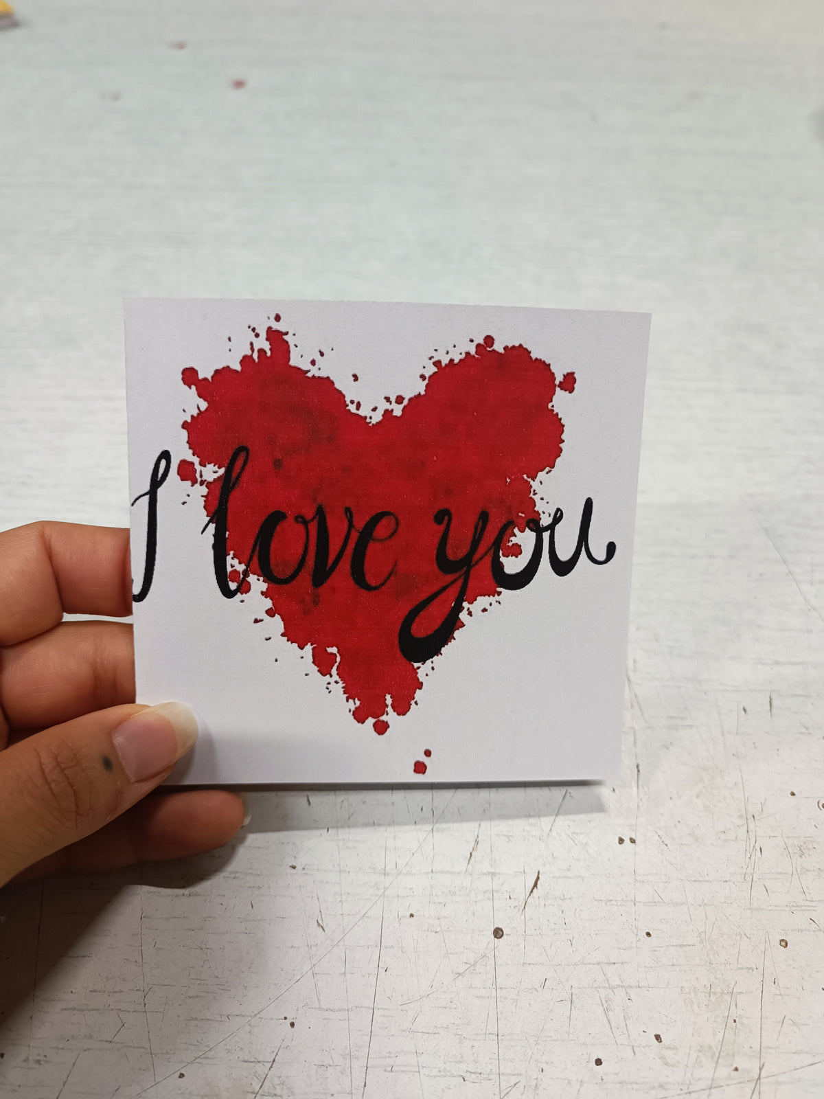 Cartolina 'I love you' ❤️