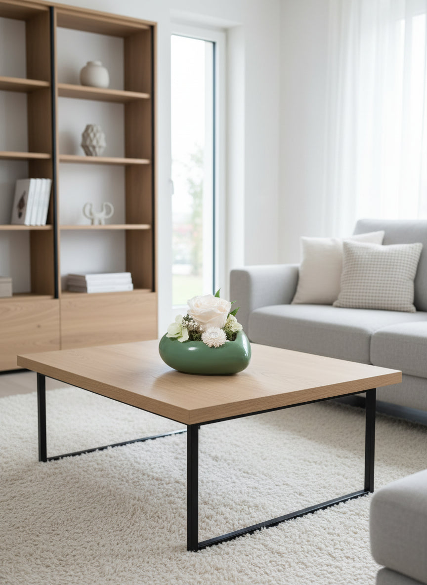 Composizione con rosa stabilizzata