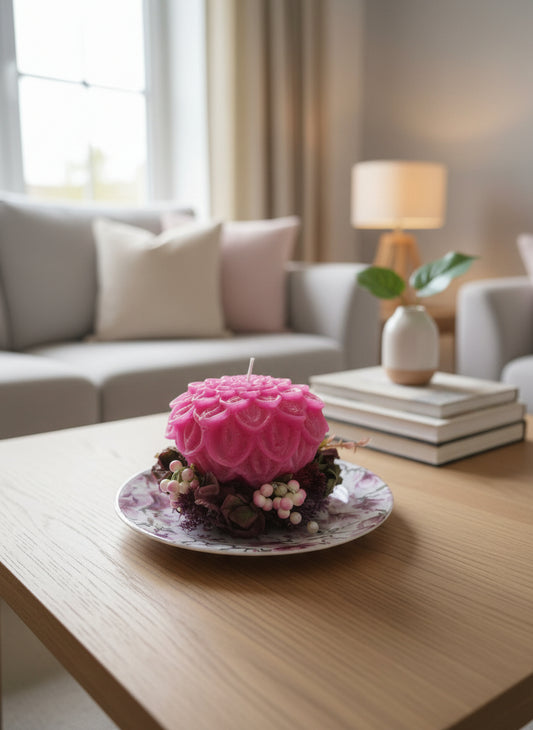 Decorazione con candela