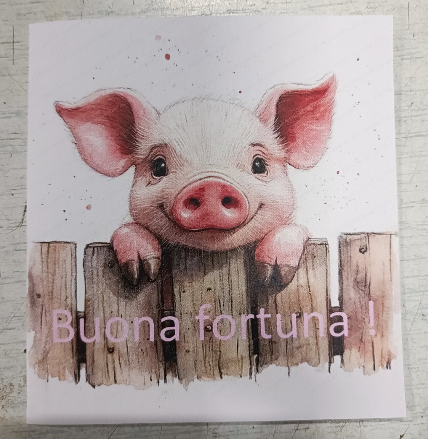 Cartolina 'fortuna' 🐷