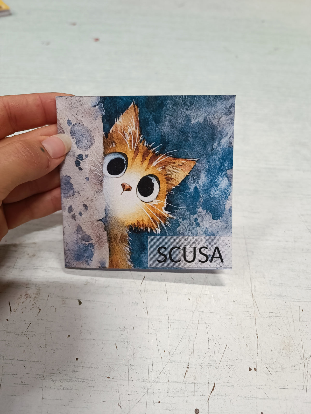 Cartolina 'Miao Scusa!' 😿