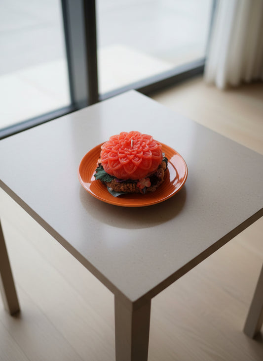 Decorazione con candela