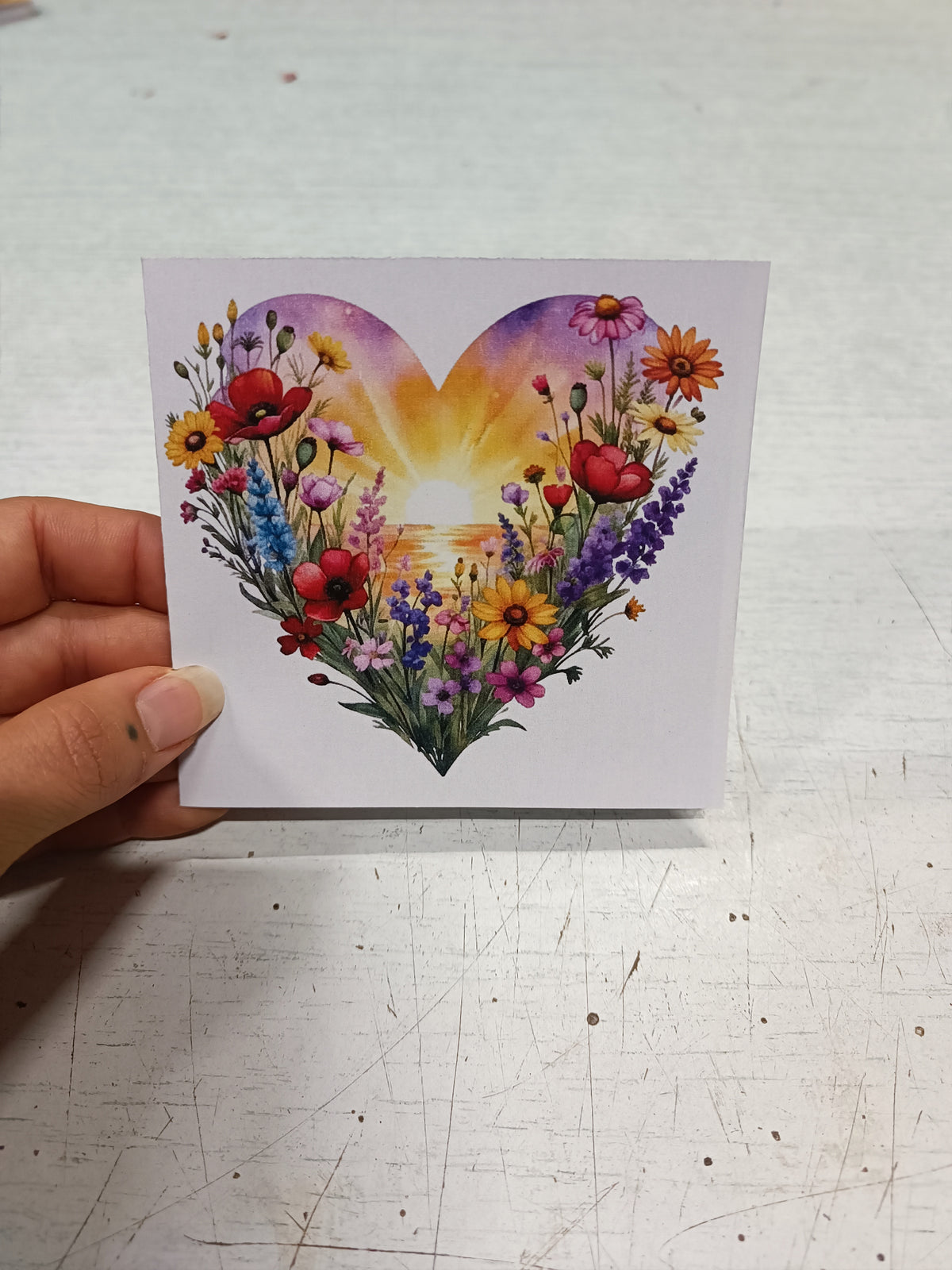Cartolina 'Cuore Fiorito' ❤️🌸