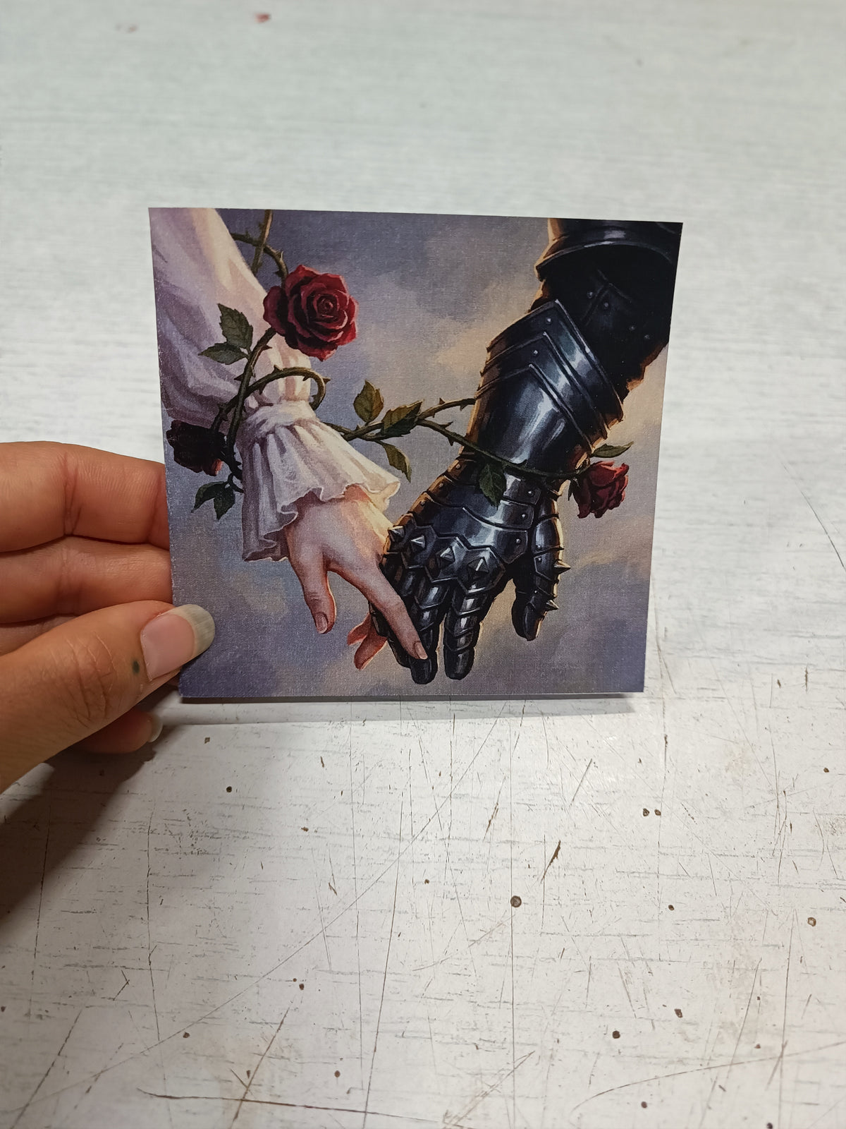 Cartolina 'Principessa e Cavaliere' 🌹