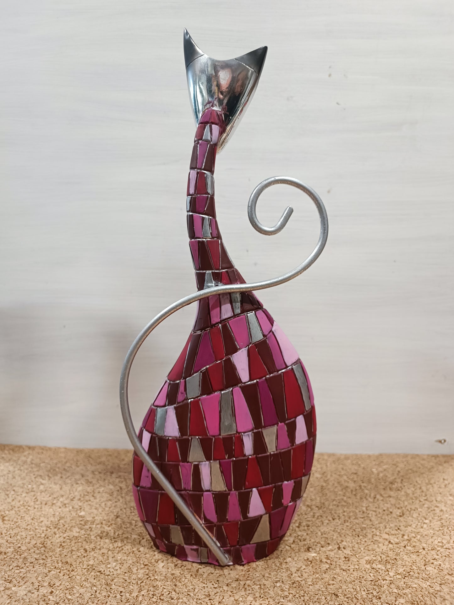 Gatto decorativo pitturato a mano COD: 050