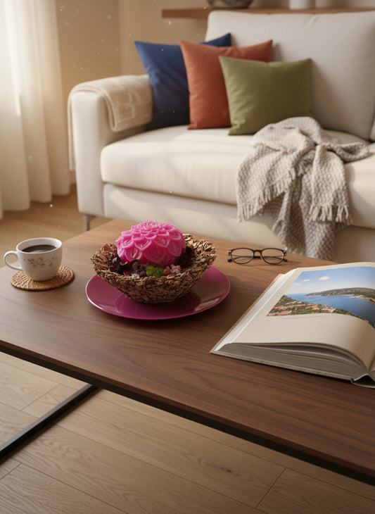 Decorazione con candela