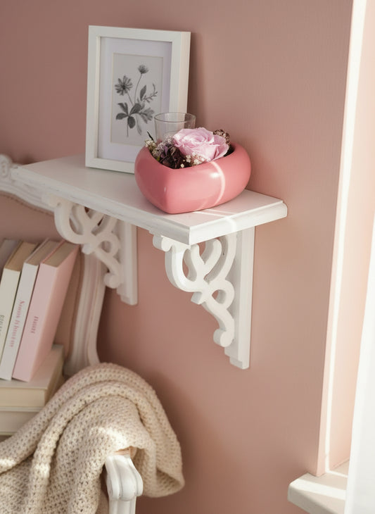 Composizione con rosa stabilizzata