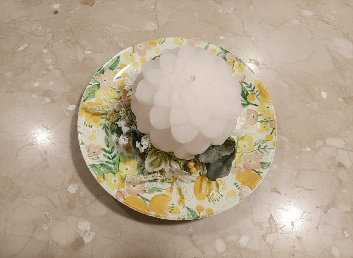 Decorazione con candela