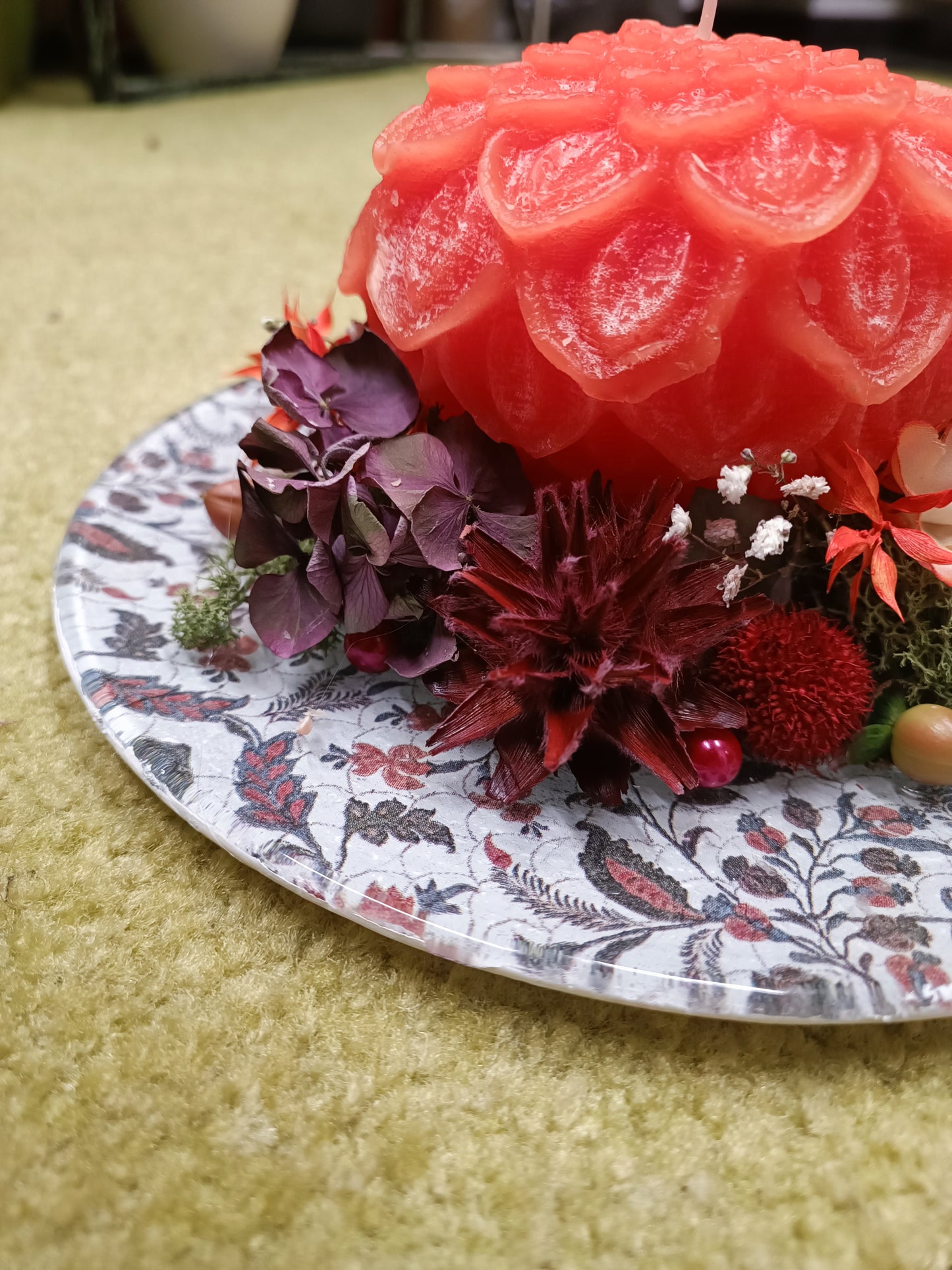 Decorazione con candela