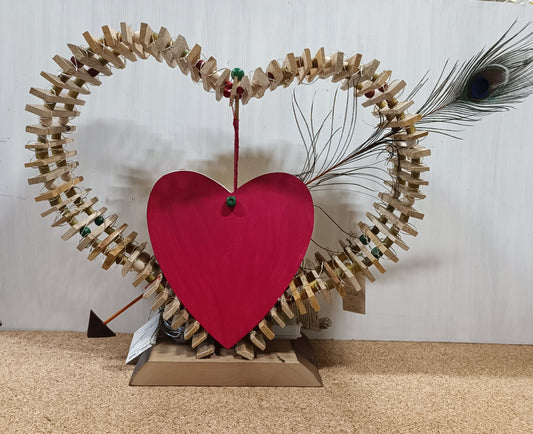 Cuore decorativo con luci COD: 046